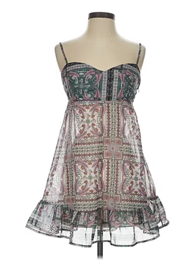 Pre-owned Prettylittlething Cocktail Dress In Gray
