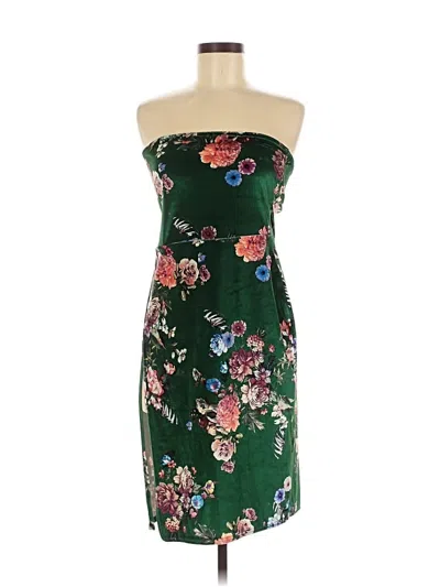 Pre-owned Prettylittlething Cocktail Dress In Green