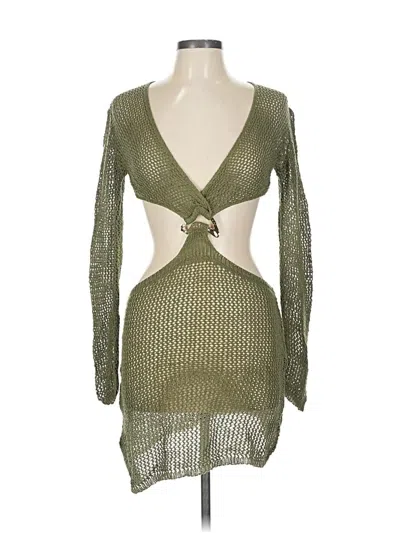 Prettylittlething Cocktail Dress In Green