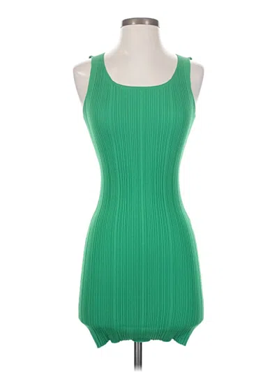 Pre-owned Prettylittlething Cocktail Dress In Green