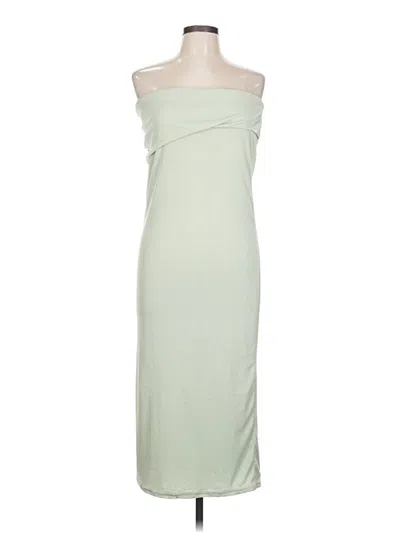 Pre-owned Prettylittlething Cocktail Dress In Green