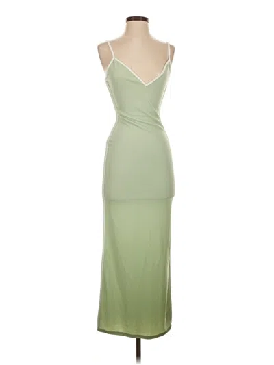 Pre-owned Prettylittlething Cocktail Dress In Green