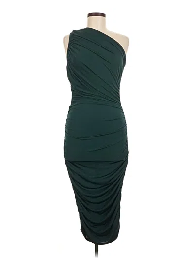 Pre-owned Prettylittlething Cocktail Dress In Green