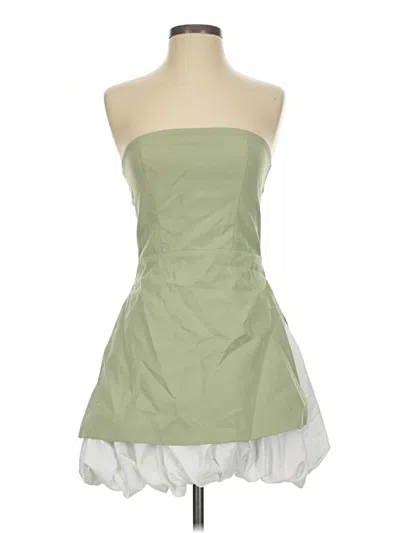 Pre-owned Prettylittlething Cocktail Dress In Green