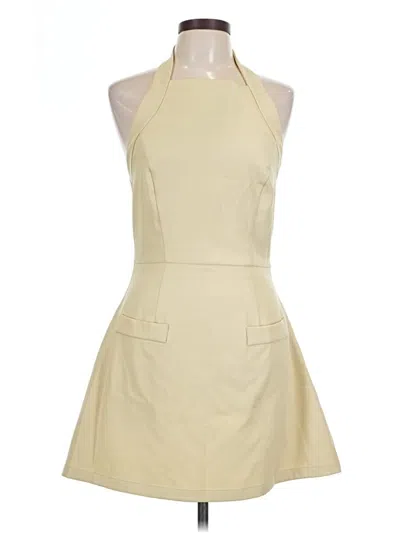 Pre-owned Prettylittlething Cocktail Dress In Ivory