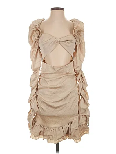 Prettylittlething Cocktail Dress In Neutral