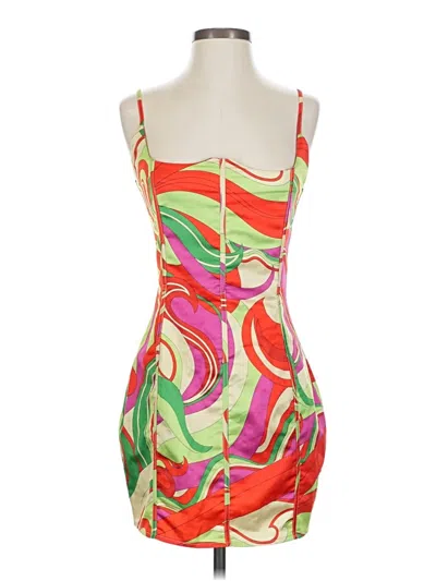 Pre-owned Prettylittlething Cocktail Dress In Orange