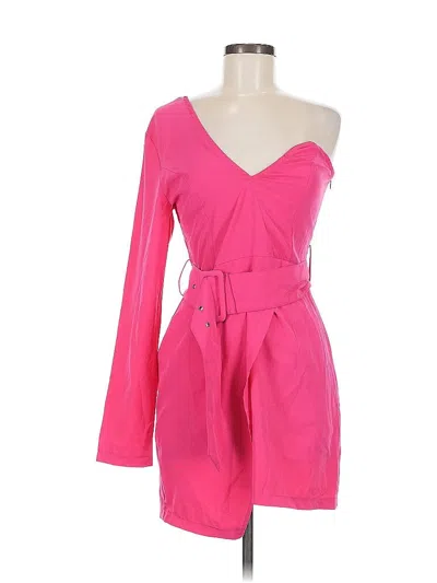 Pre-owned Prettylittlething Cocktail Dress In Pink