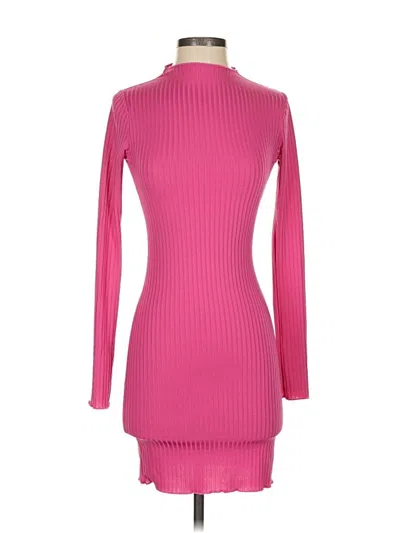 Pre-owned Prettylittlething Cocktail Dress In Pink