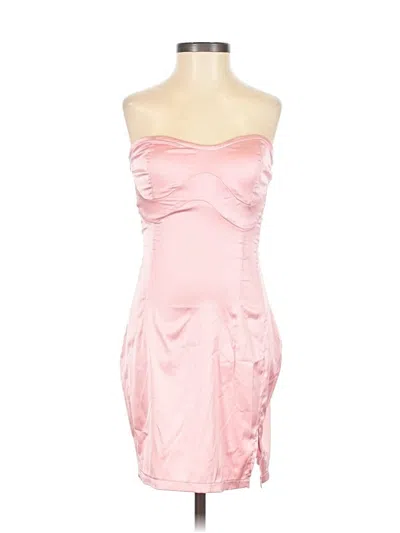 Pre-owned Prettylittlething Cocktail Dress In Pink