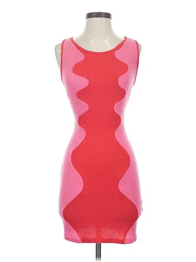Pre-owned Prettylittlething Cocktail Dress In Pink