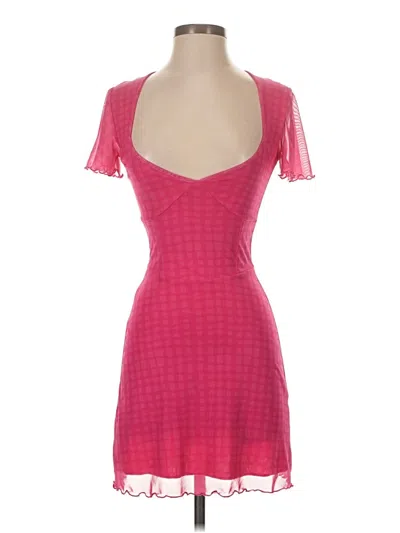 Pre-owned Prettylittlething Cocktail Dress In Pink