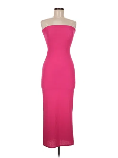Pre-owned Prettylittlething Cocktail Dress In Pink