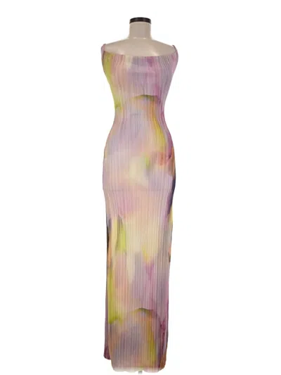 Pre-owned Prettylittlething Cocktail Dress In Purple
