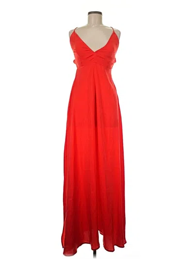Pre-owned Prettylittlething Cocktail Dress In Red