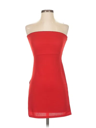Pre-owned Prettylittlething Cocktail Dress In Red