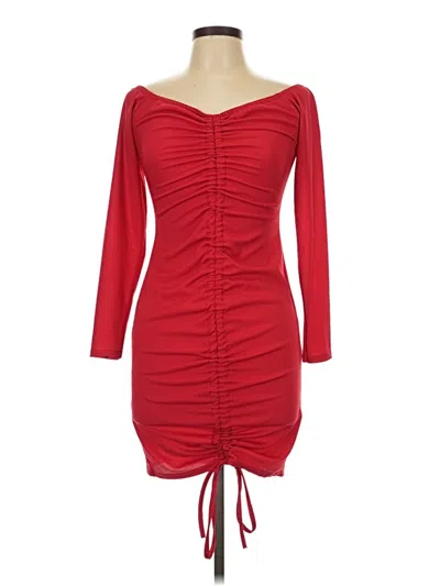 Prettylittlething Cocktail Dress In Red