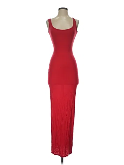Pre-owned Prettylittlething Cocktail Dress In Red