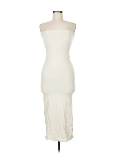 Pre-owned Prettylittlething Cocktail Dress In White