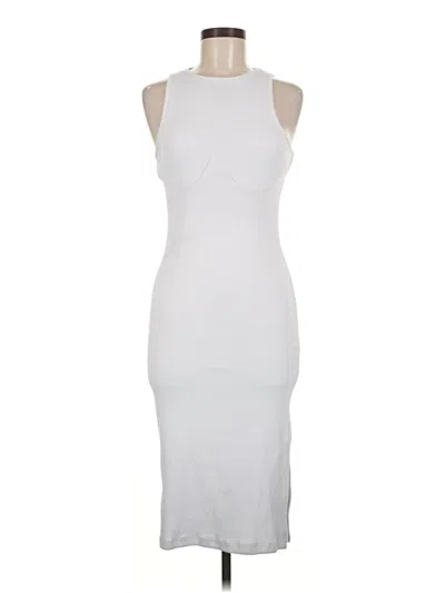 Pre-owned Prettylittlething Cocktail Dress In White