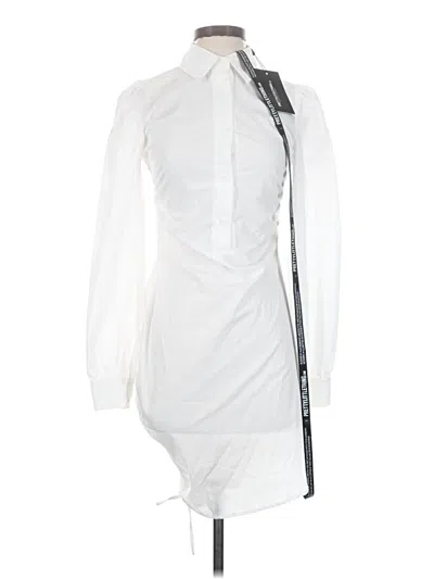 Prettylittlething Cocktail Dress In White