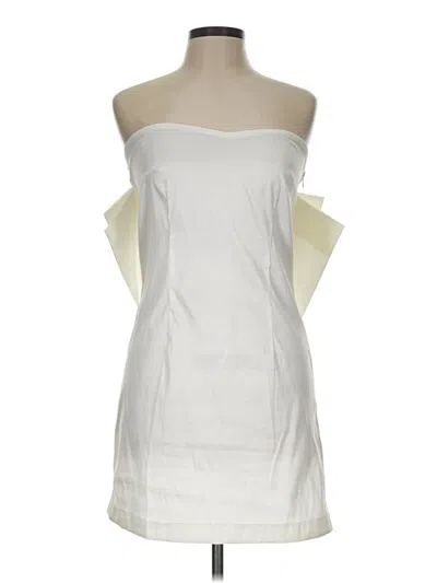 Pre-owned Prettylittlething Cocktail Dress In White
