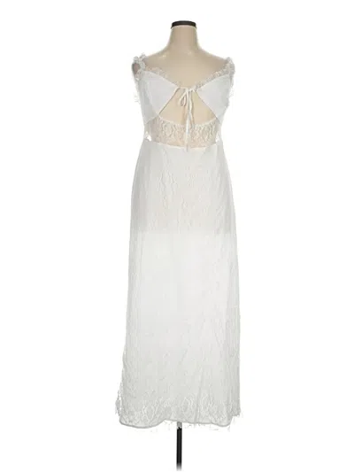 Pre-owned Prettylittlething Cocktail Dress In White