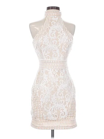 Prettylittlething Cocktail Dress In White