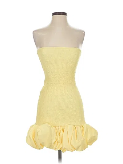 Prettylittlething Cocktail Dress In Yellow