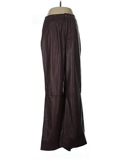Pre-owned Prettylittlething Dress Pants In Brown
