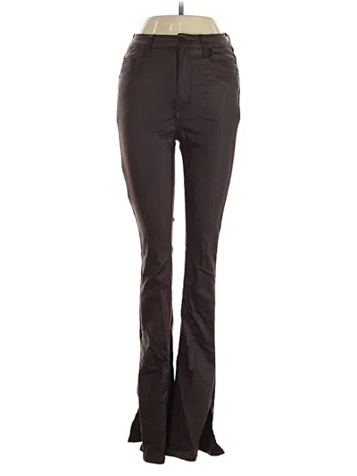 Pre-owned Prettylittlething Dress Pants In Brown