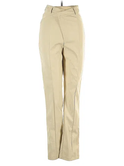 Pre-owned Prettylittlething Dress Pants In Tan