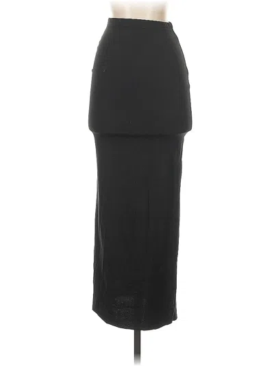 Pre-owned Prettylittlething Formal Skirt In Black