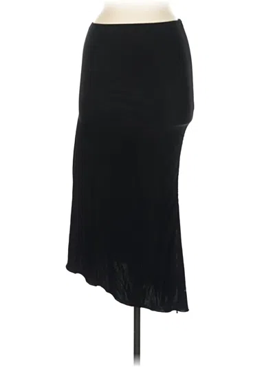 Pre-owned Prettylittlething Formal Skirt In Black