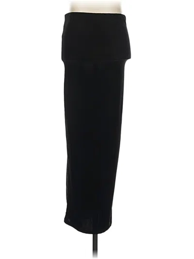 Pre-owned Prettylittlething Formal Skirt In Black