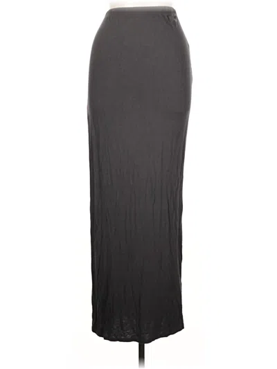 Pre-owned Prettylittlething Formal Skirt In Gray