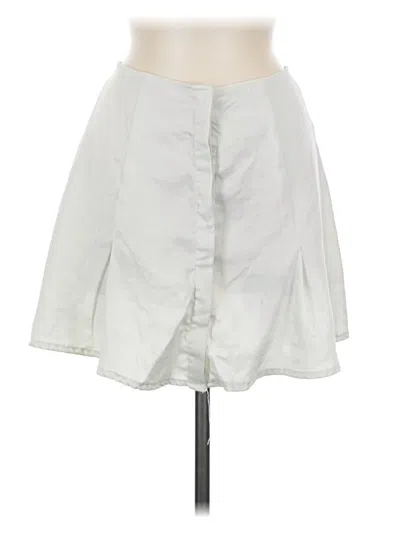 Pre-owned Prettylittlething Formal Skirt In Silver
