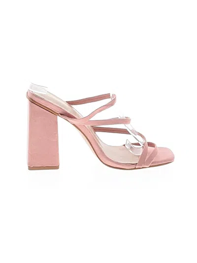 Pre-owned Prettylittlething Heels In Pink