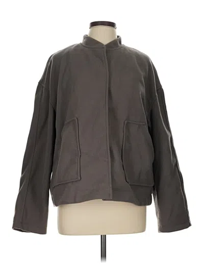 Pre-owned Prettylittlething Jacket In Gray