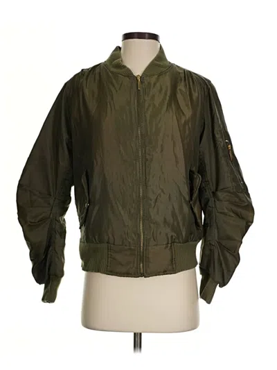 Pre-owned Prettylittlething Jacket In Green