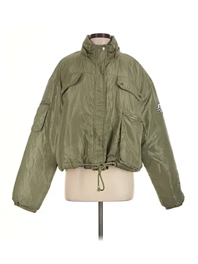 Pre-owned Prettylittlething Jacket In Green