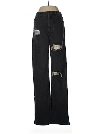 Pre-owned Prettylittlething Jeans In Black