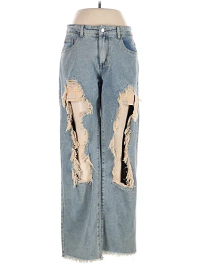 Prettylittlething Jeans In Blue