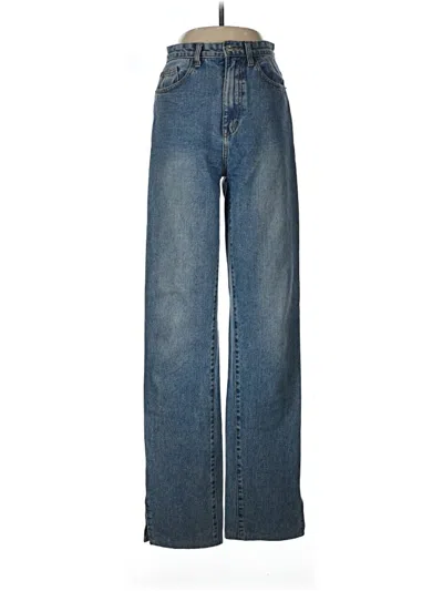 Pre-owned Prettylittlething Jeans In Blue