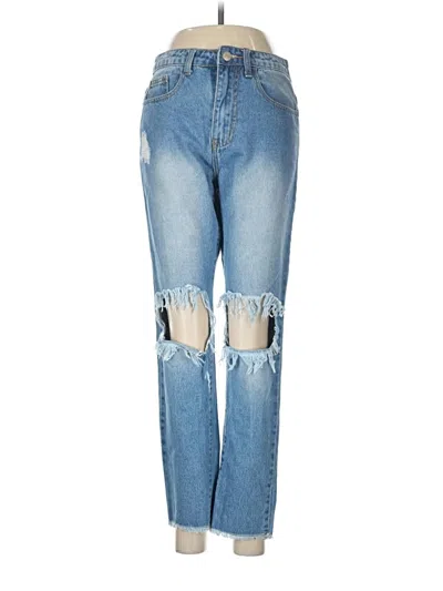 Pre-owned Prettylittlething Jeans In Blue