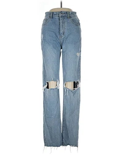 Pre-owned Prettylittlething Jeans In Blue