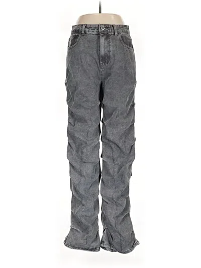 Pre-owned Prettylittlething Jeans In Gray