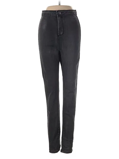 Pre-owned Prettylittlething Jeggings In Black