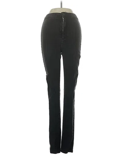 Pre-owned Prettylittlething Jeggings In Black