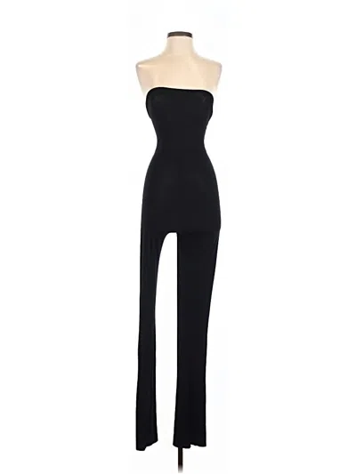 Pre-owned Prettylittlething Jumpsuit In Black